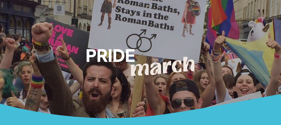 Bath Pride march