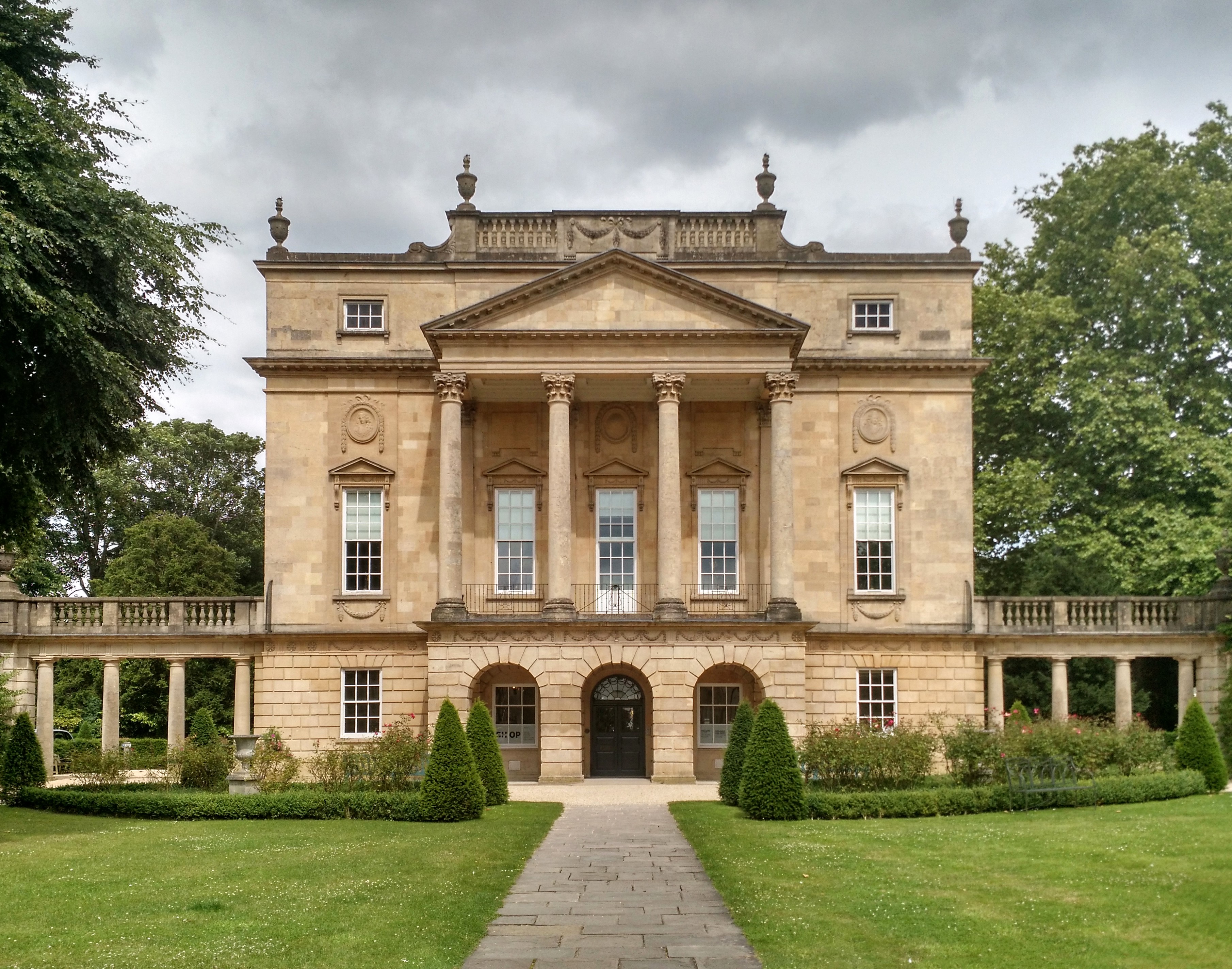 The front facade of the Holburne Museum