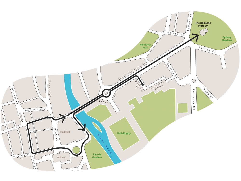 Map of the march route