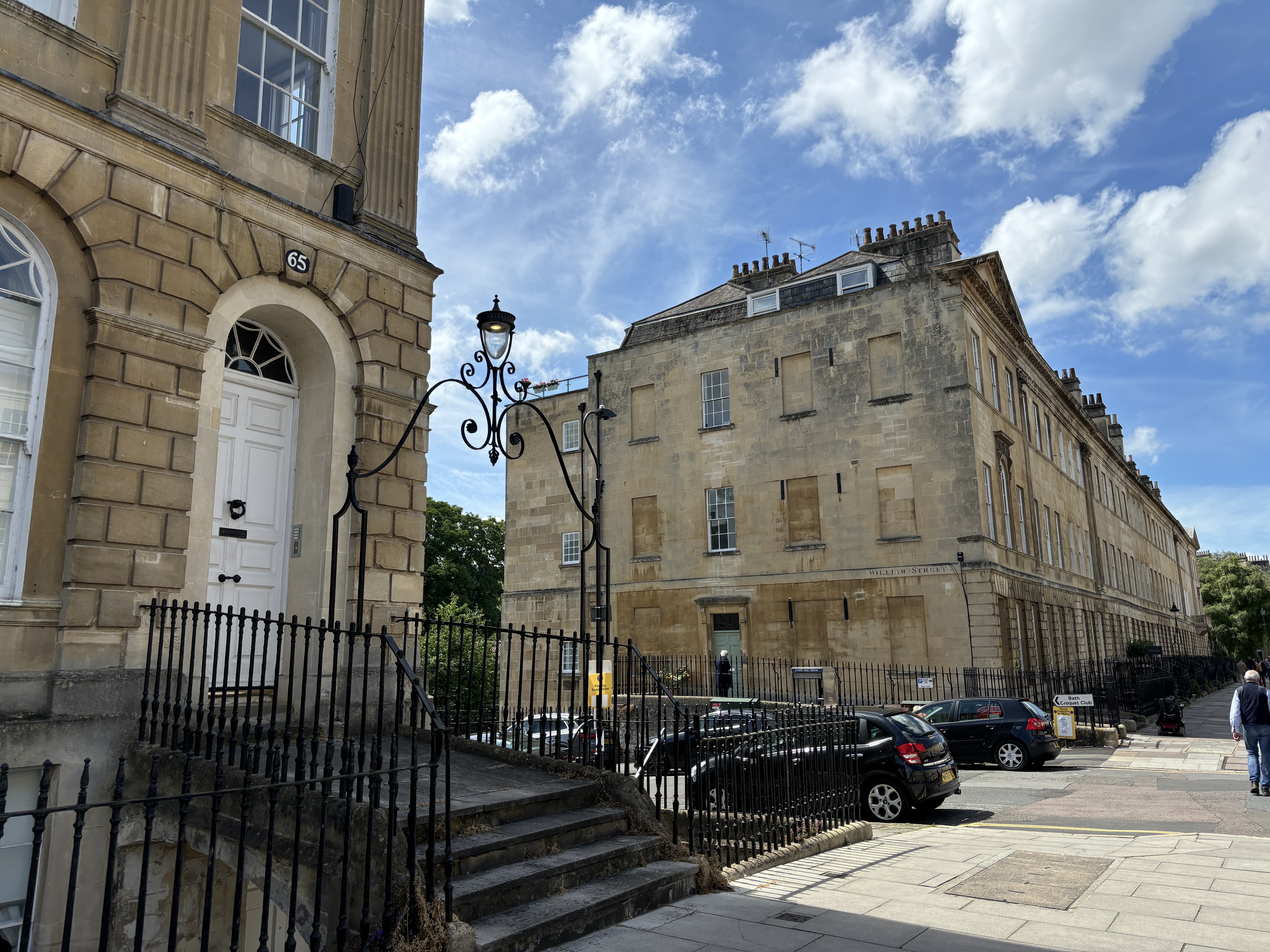 Reach the corner of William Street, turn left to meet at the Recreation Ground where we will assemble the Parade (downwards gradient, take care)