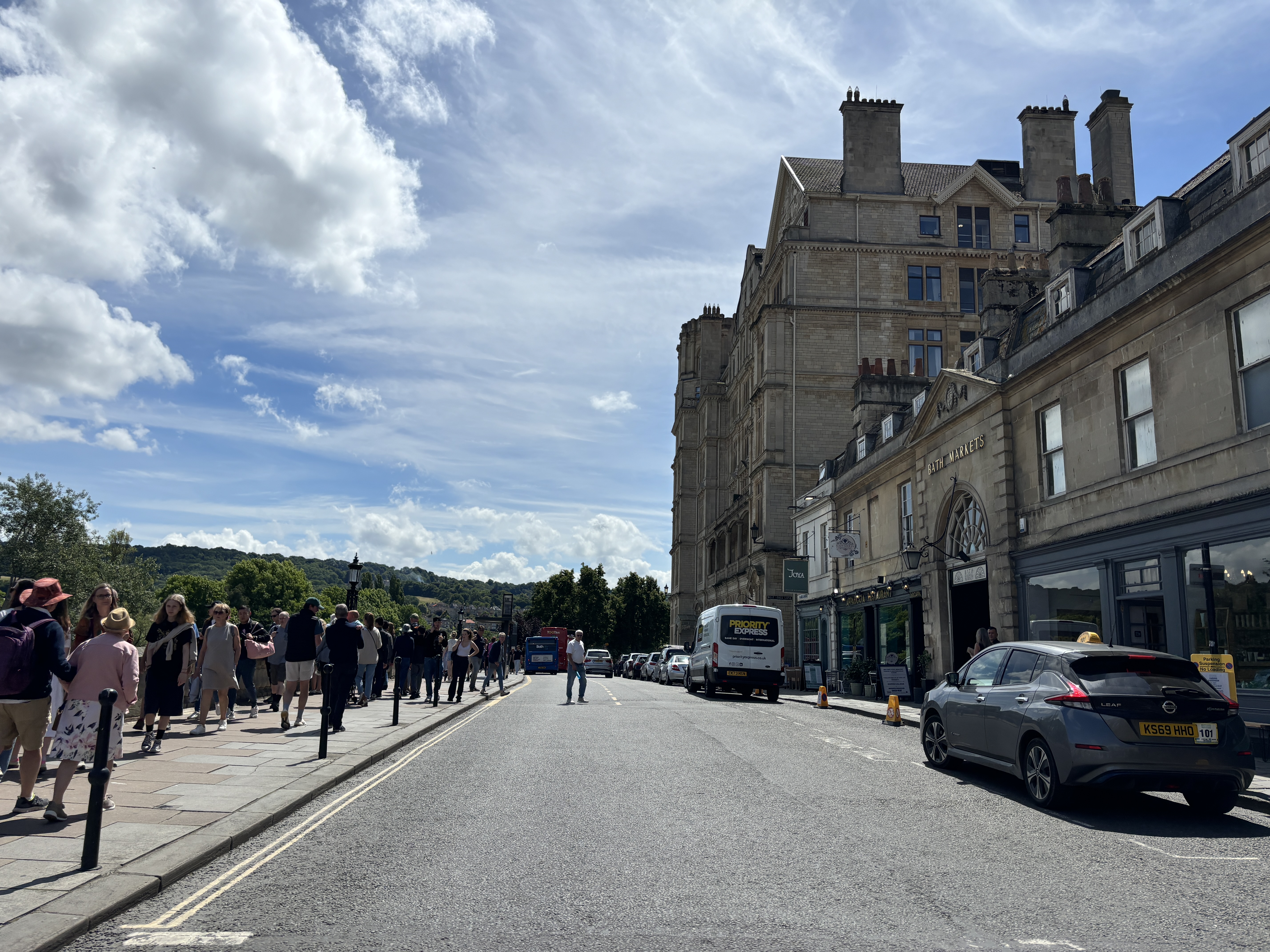 Walk down Grand Parade (past Pulteney Weir)